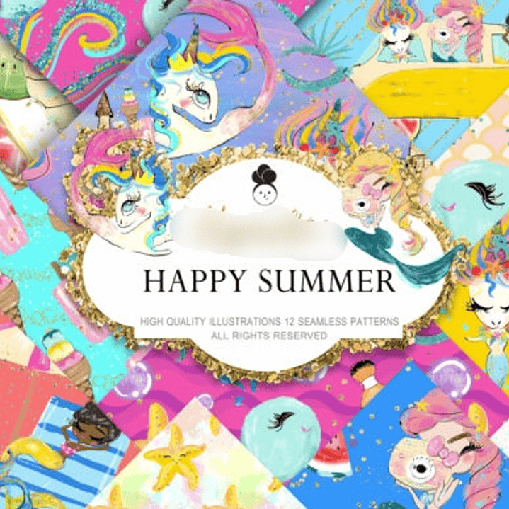 Kit Digital Papéis Tropical  1