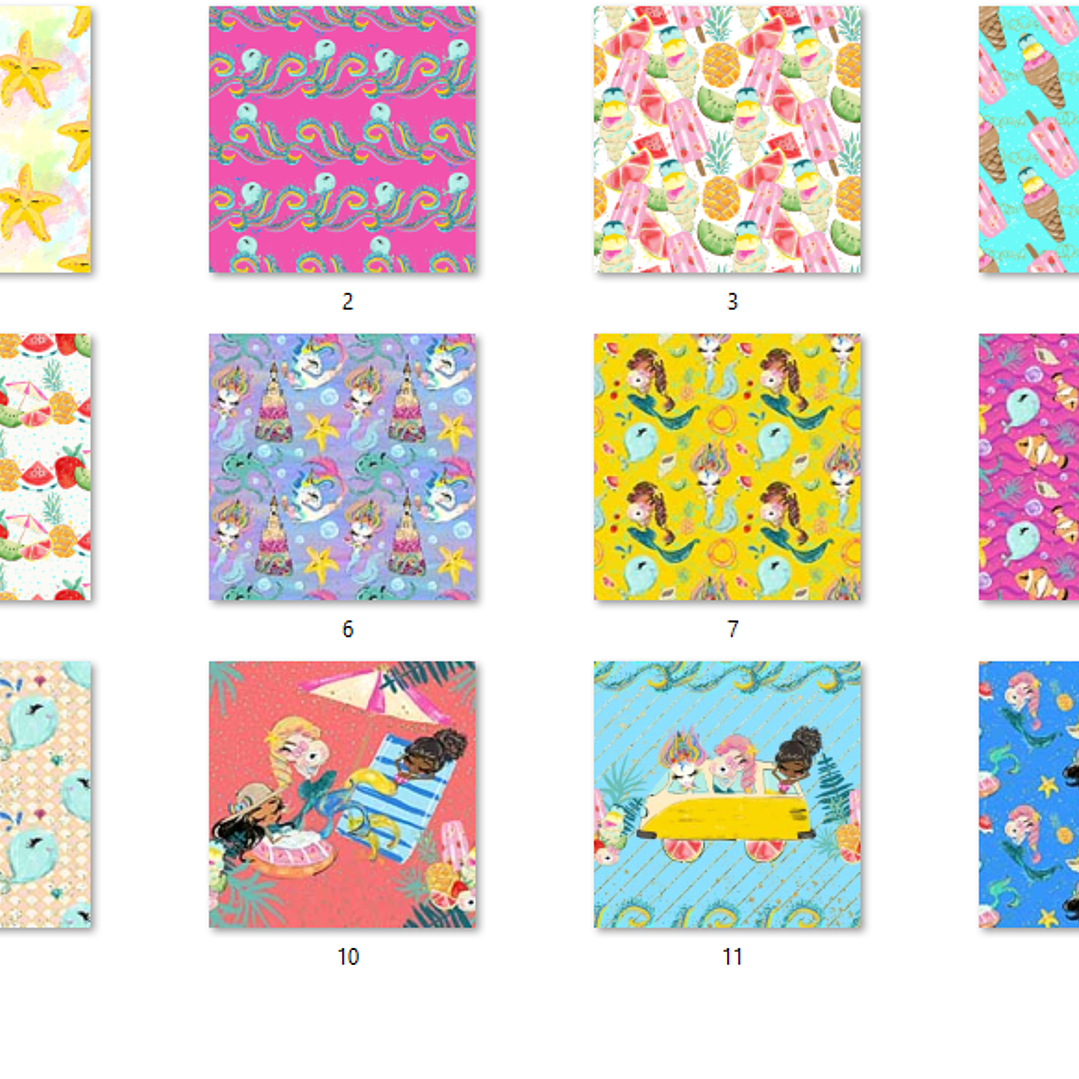 Kit Digital Papéis Tropical  2