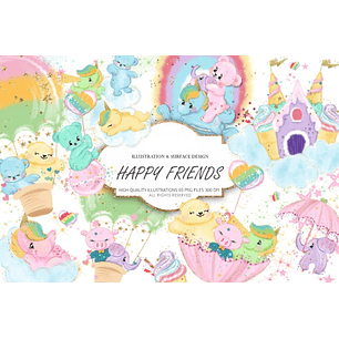 Kit Digital Ursinhos Carinhosos 