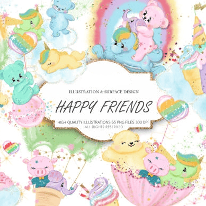 Kit Digital Ursinhos Carinhosos  1