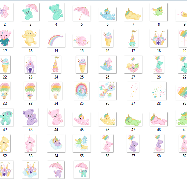 Kit Digital Ursinhos Carinhosos  2