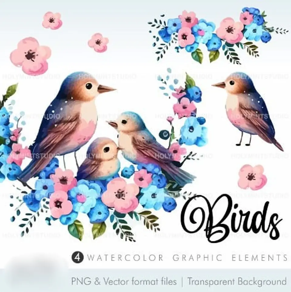 Kit Digital Pássaros da Coroa  1