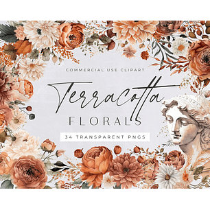 Kit Digital Flores de Outono 