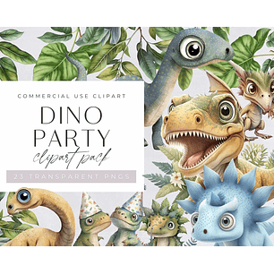 Kit Digital Festa de Dinossauros 