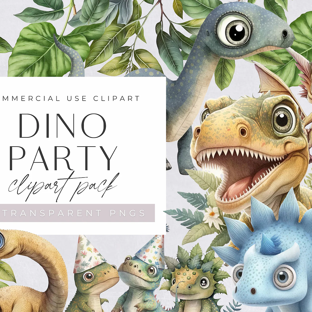 Kit Digital Festa de Dinossauros  1