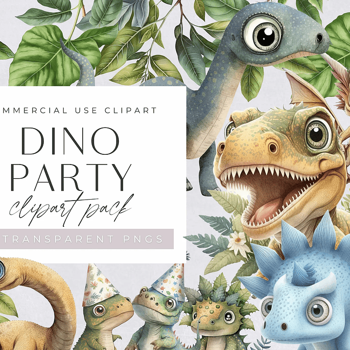 Kit Digital Festa de Dinossauros  1