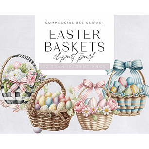 Kit Digital Ovos da Páscoa na Cesta 