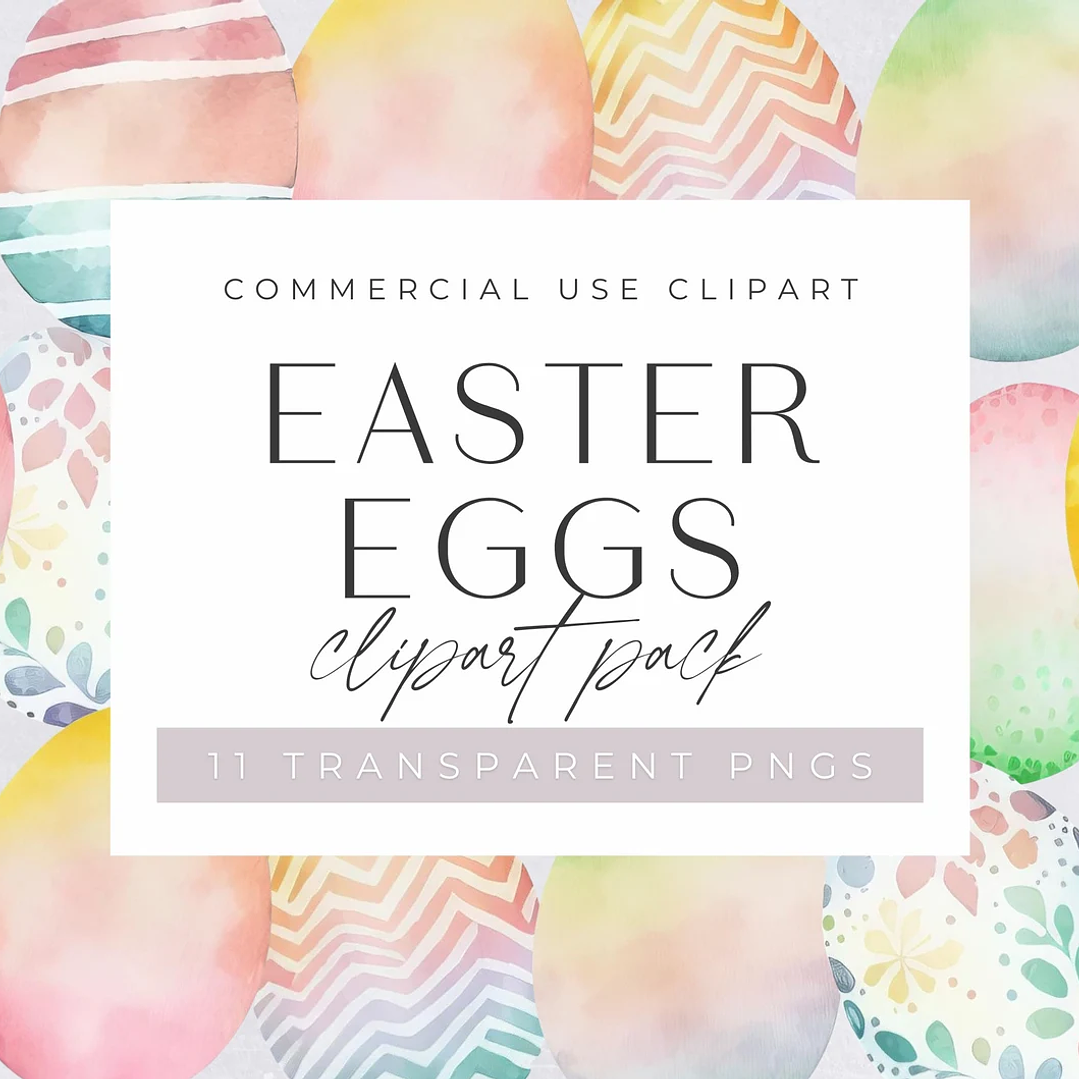 Kit Digital Ovos de Páscoa Aquarela 02  1