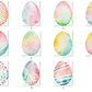 Kit Digital Ovos de Páscoa Aquarela 02  - Thumbnail 2