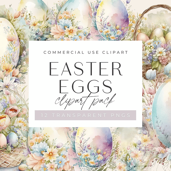 Kit Digital Ovos da Páscoa Aquarela 03 1