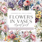 Kit Digital Flores Aquarela em Vasos - Thumbnail 1