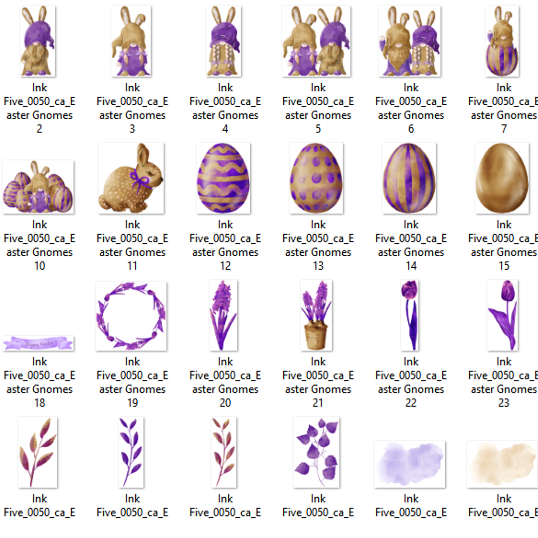 Kit Digital Coehinhos Gnomos  2