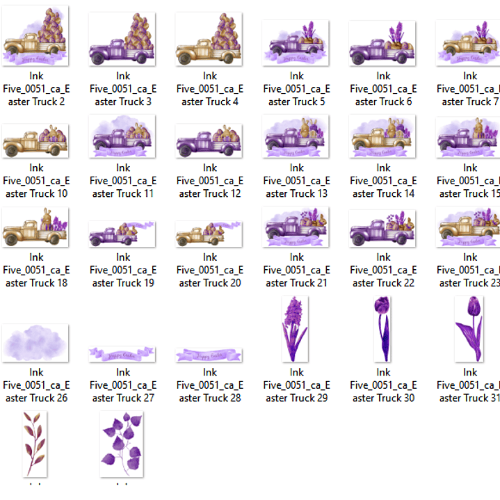 KIt Digital Caminhão de Páscoa  2