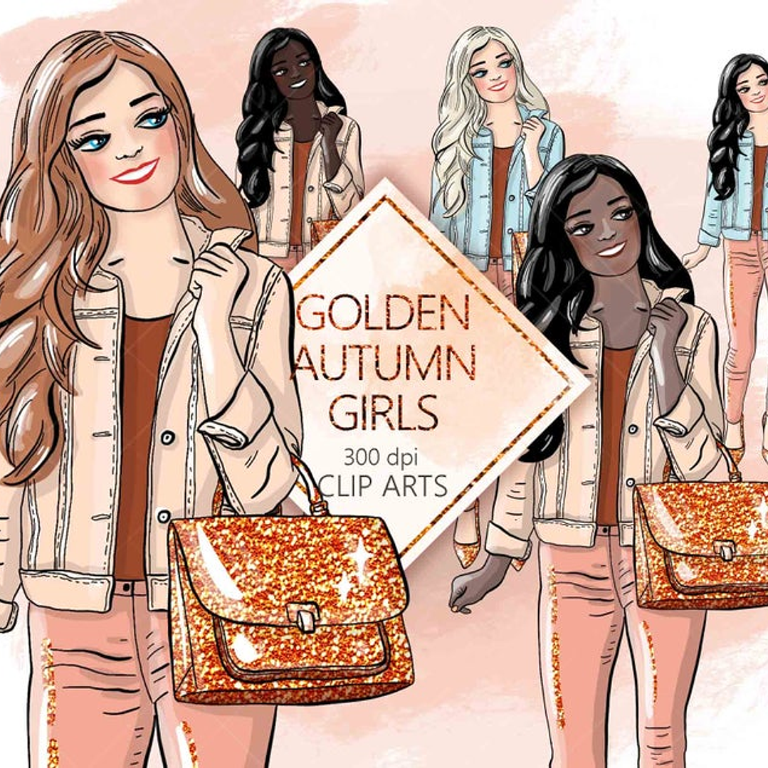 Kit Digital Meninas da  Moda  1