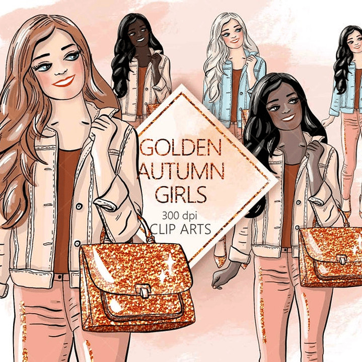 Kit Digital Meninas da  Moda  1