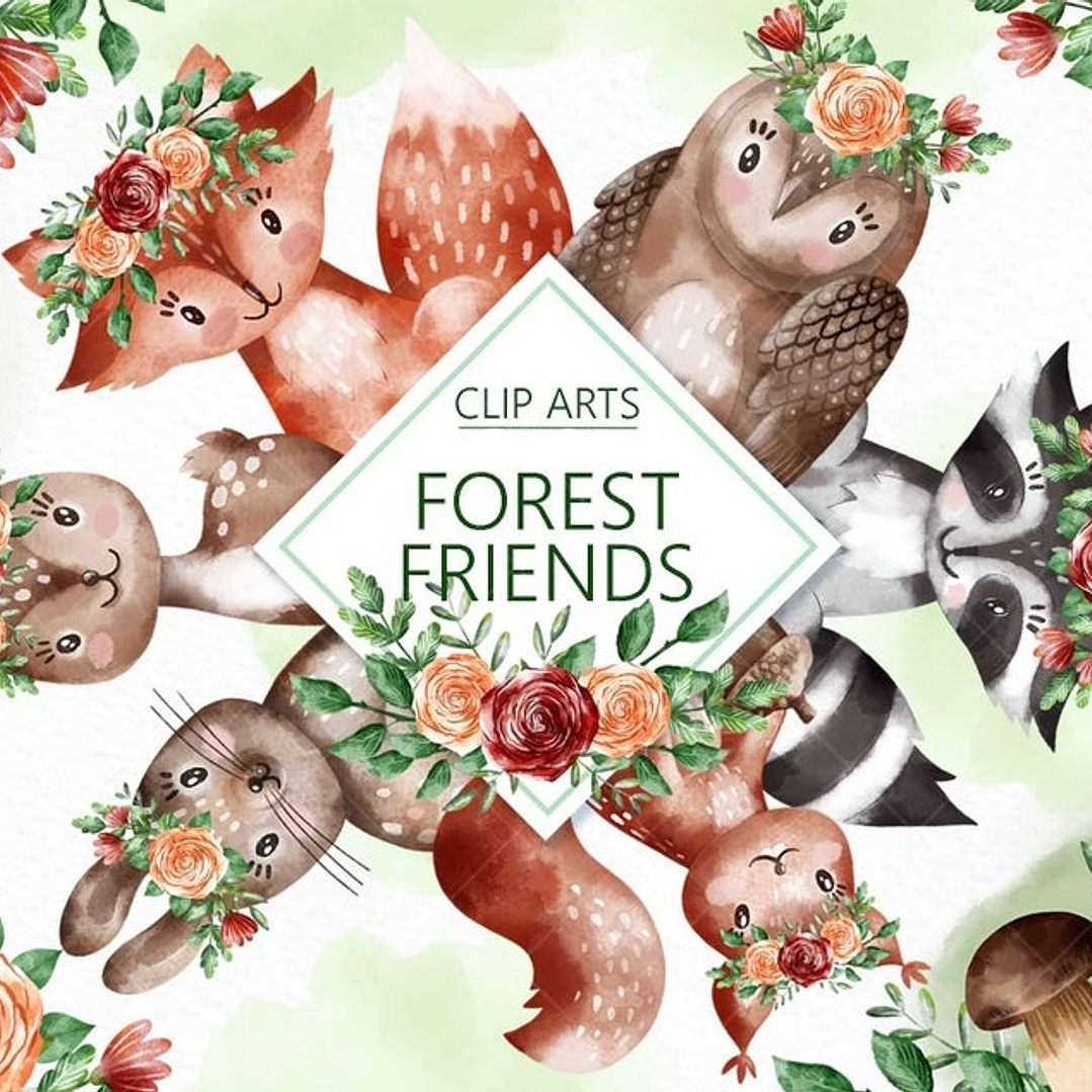 Kit Digital Amigos da Floresta  1