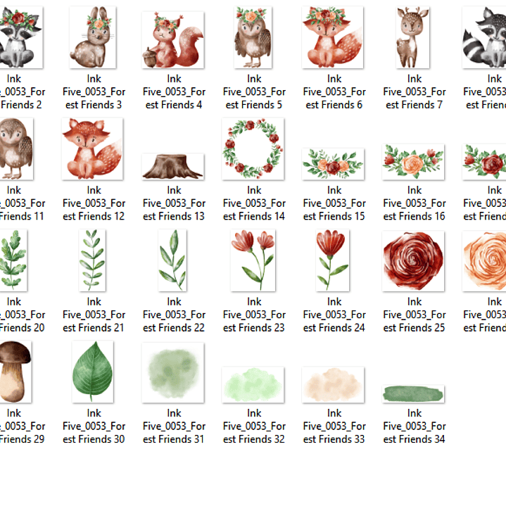 Kit Digital Amigos da Floresta  2