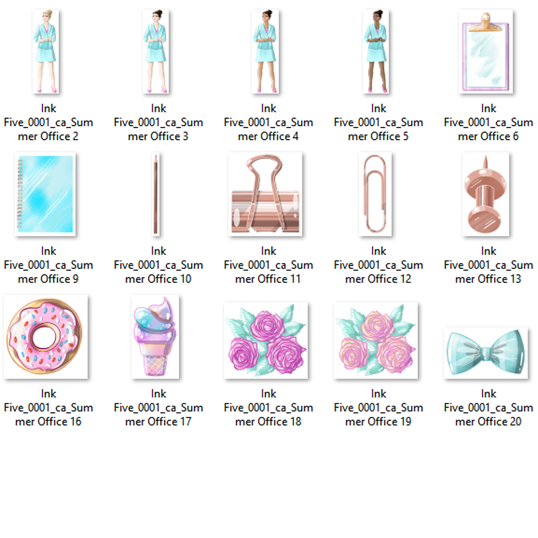 Kit Digital Escritório de Verão  2