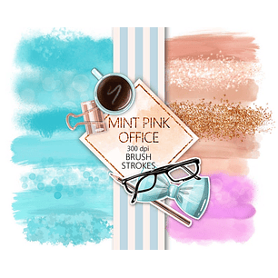 Kit Digital Pincéis de Escritório de Verão
