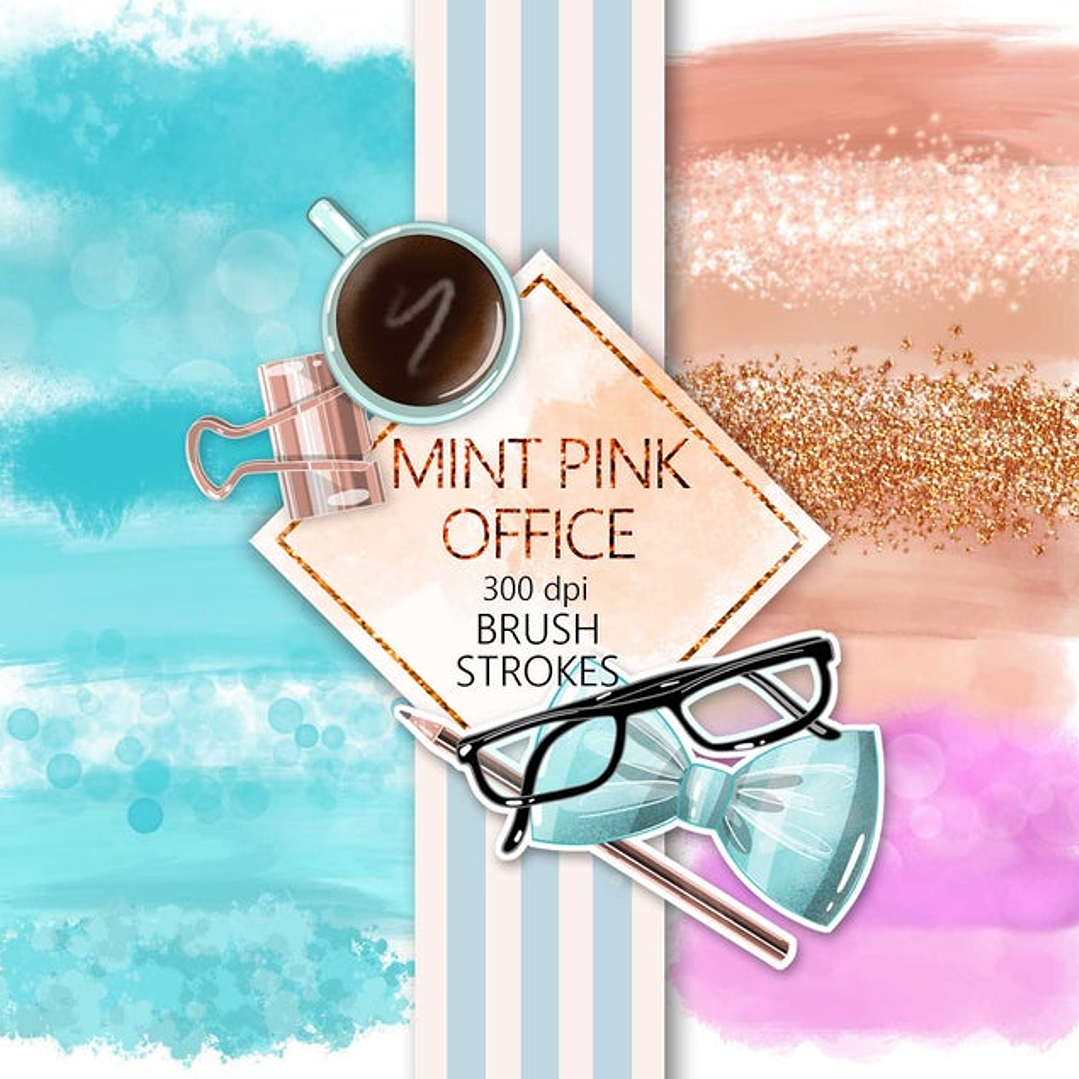 Kit Digital Pincéis de Escritório de Verão 1