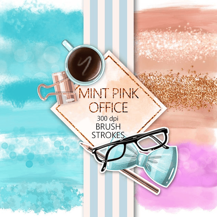Kit Digital Pincéis de Escritório de Verão 1