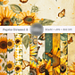 Kit Digital Combo Papéis Alma de Girassol - Tita  - Thumbnail 2