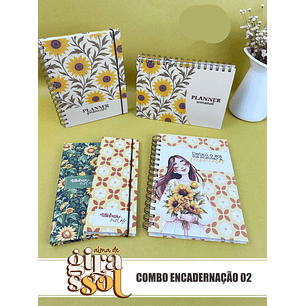 Arquivo Combo Encadernação 02 Alma de Girassol 