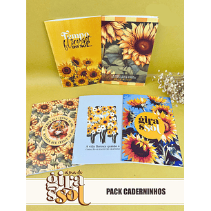 Arquivo Pack Caderninhos Alma de Girassol - Tita 