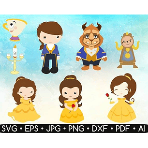 Kit Digital A Bela e a Fera 