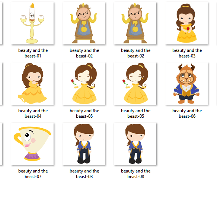 Kit Digital A Bela e a Fera  2