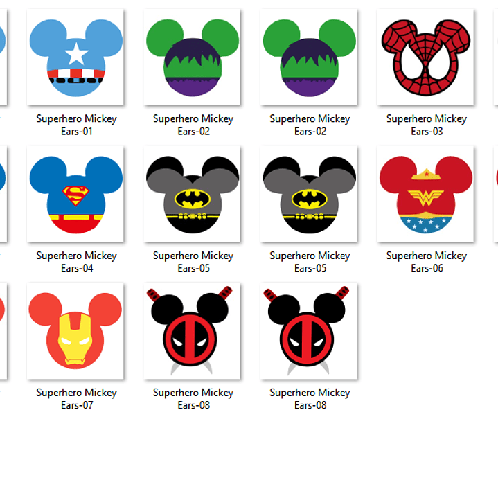 Kit Digital Super-Herói Mickey  2