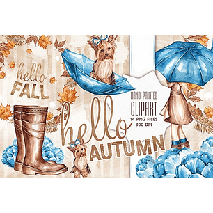 Kit Digital Olá Outono 