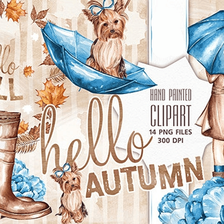 Kit Digital Olá Outono  1