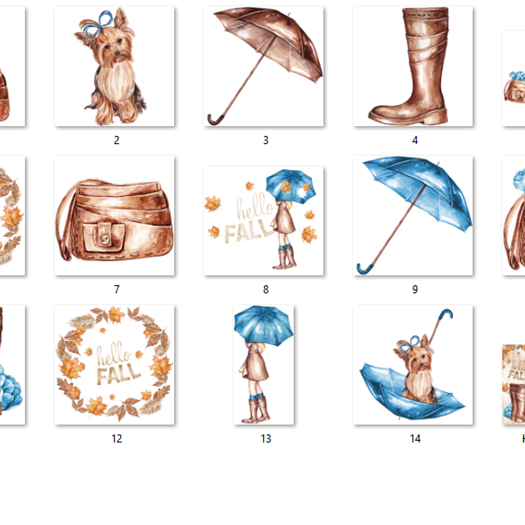 Kit Digital Olá Outono  2