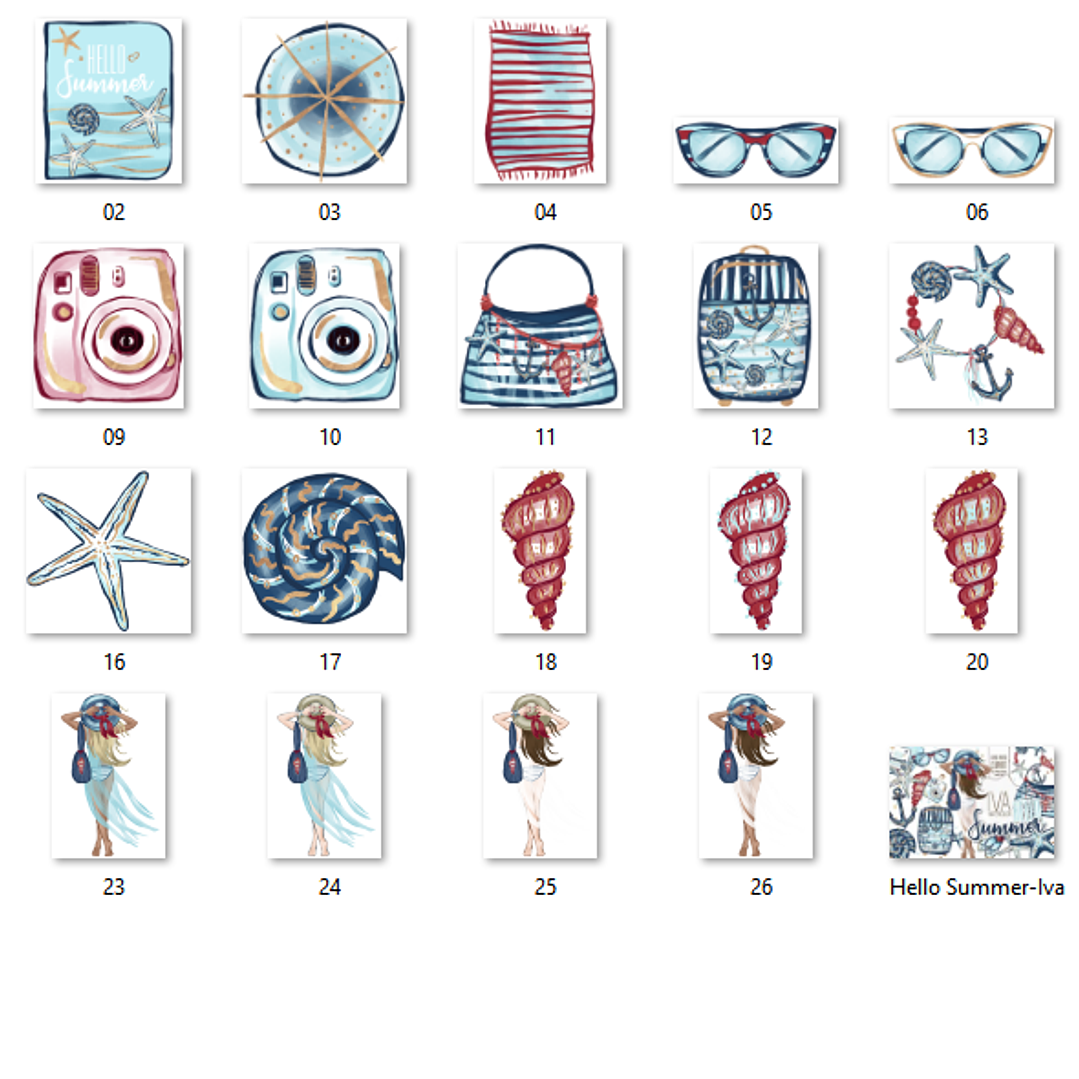 Kit Digital Verão  2