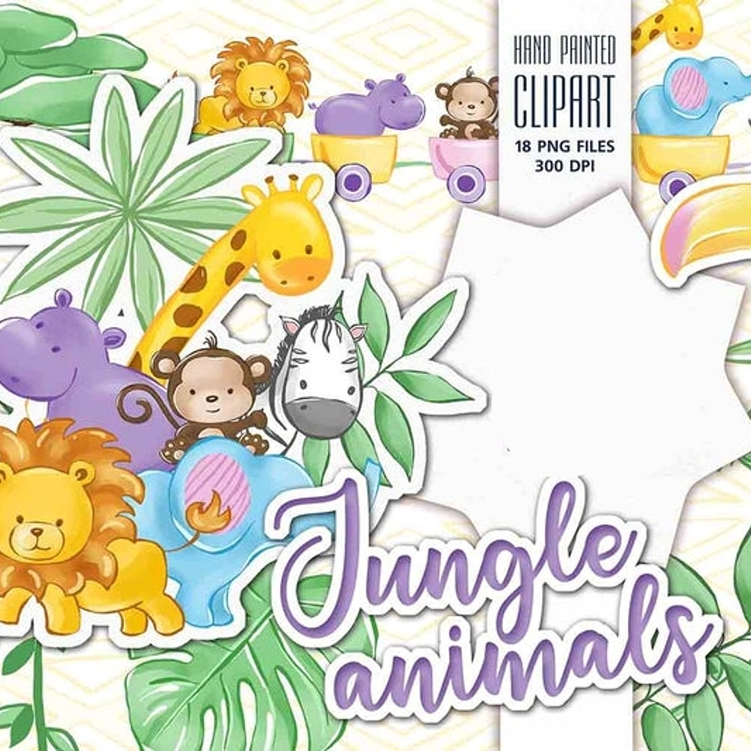 KIt Digital Animais da Selva  1