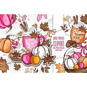 Kit Digital Dia de Ação de Graças 