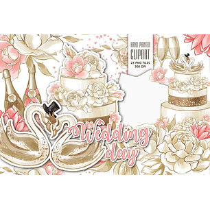 Kit Digital Dia do Casamento 