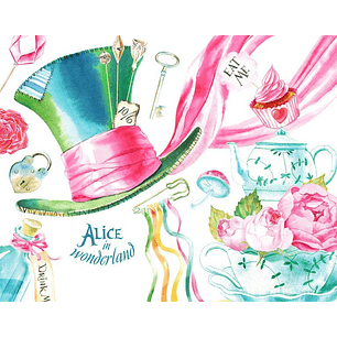 Kit Digital Chá do Chapeleiro Maluco 