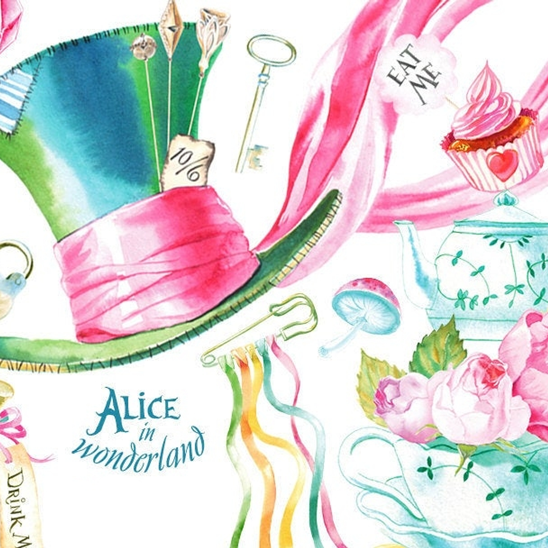 Kit Digital Chá do Chapeleiro Maluco  1