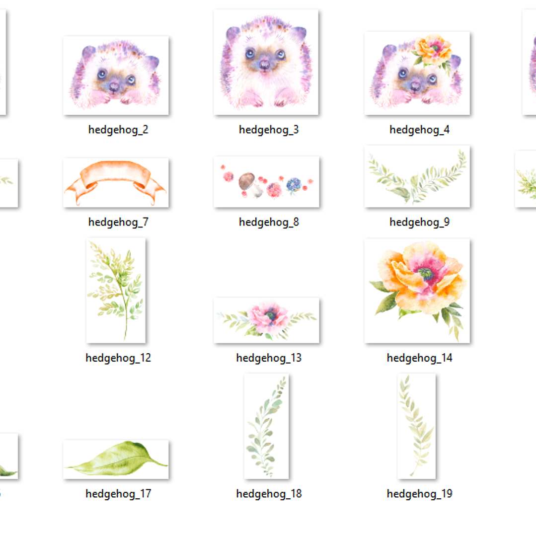 Kit Digital Bebê Ouriço  2