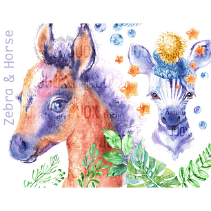 Kit Digital Bebê Zebra