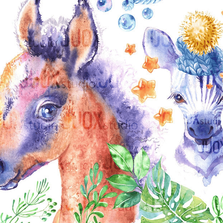 Kit Digital Bebê Zebra 1