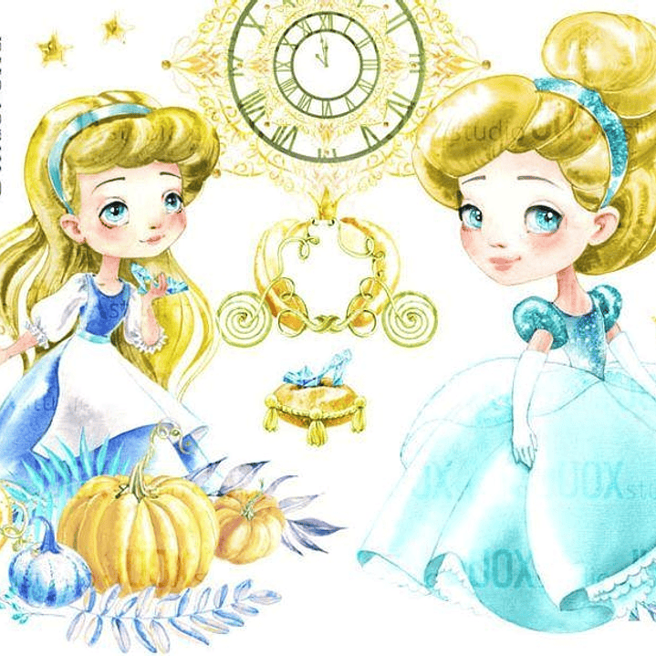 Kit Digital Pequena Cinderela  1