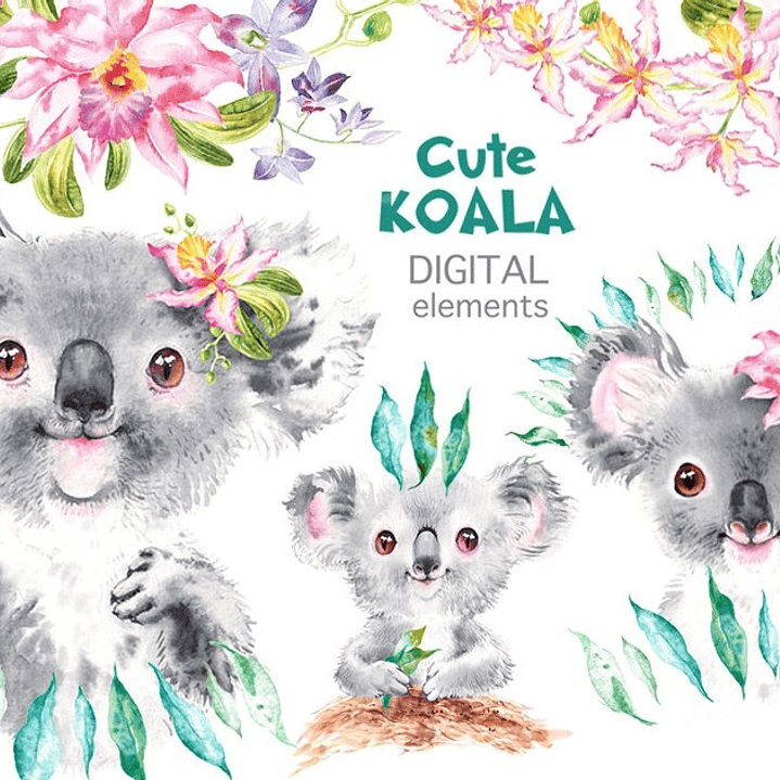 Kit Digital Koala Fofinho 1