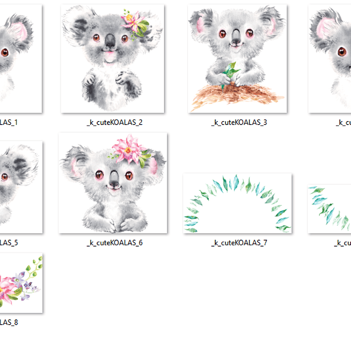 Kit Digital Koala Fofinho 2