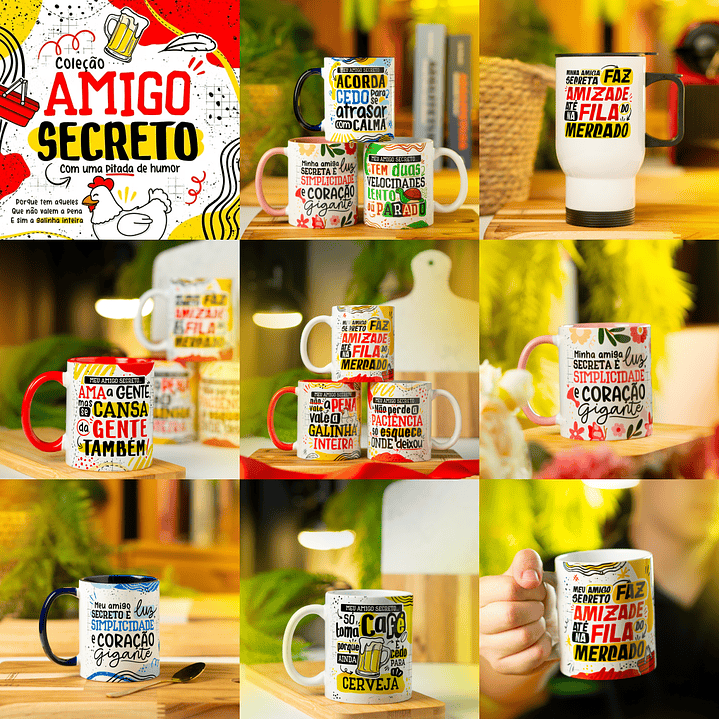 Arquivo Canecas Coleção Amigo Secreto - Avião Sem Asa Design  1