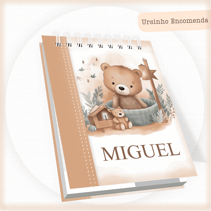 ARQUIVO ENCADERNAÇÃO BABY URSINHO ENCOMENDA MARROM - PAMELLA 5