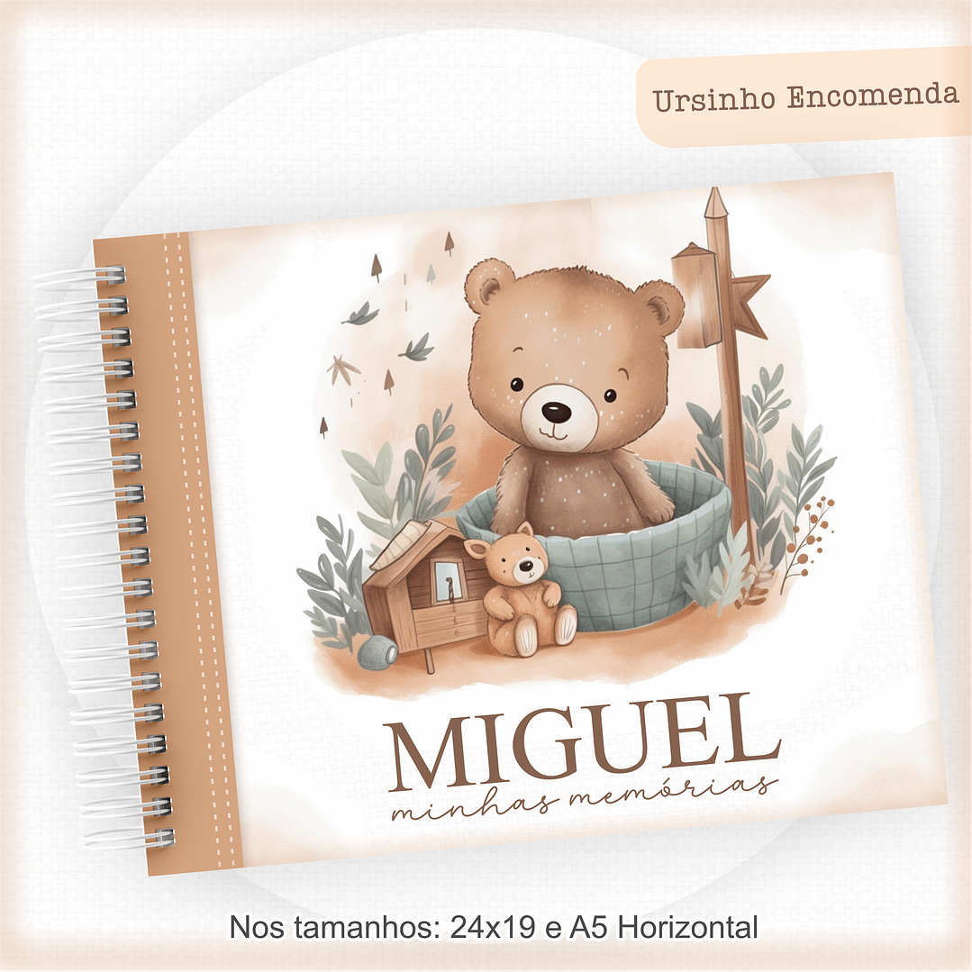 ARQUIVO ENCADERNAÇÃO BABY URSINHO ENCOMENDA MARROM - PAMELLA 8