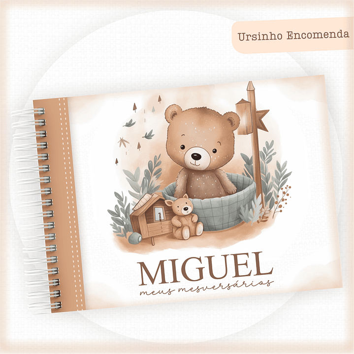 ARQUIVO ENCADERNAÇÃO BABY URSINHO ENCOMENDA MARROM - PAMELLA 12